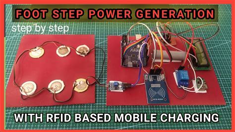 advanced footstep power generation system using rfid for charging|advanced footstep power generation system.